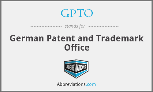 GPTO - German Patent and Trademark Office