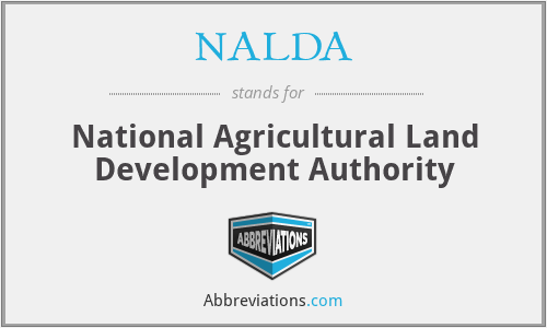 NALDA - National Agricultural Land Development Authority