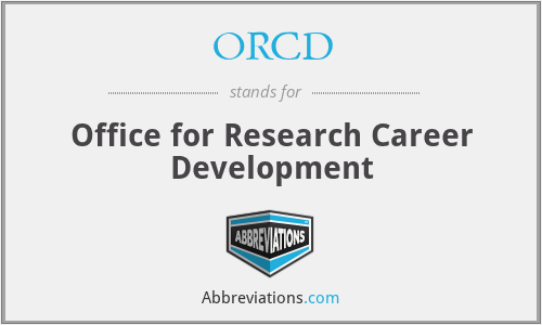 ORCD - Office for Research Career Development