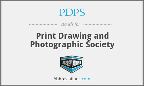 PDPS - Print Drawing and Photographic Society