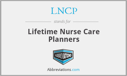 LNCP - Lifetime Nurse Care Planners