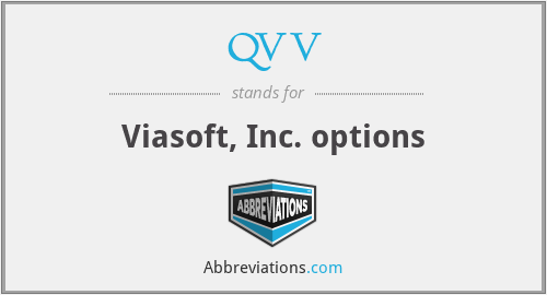 QVV - Viasoft, Inc. options
