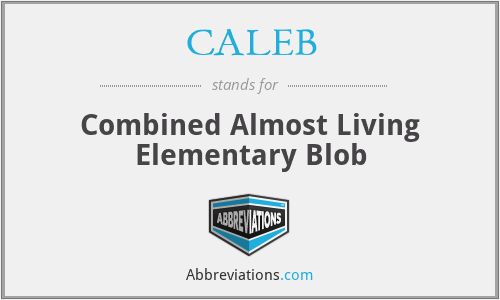 CALEB - Combined Almost Living Elementary Blob