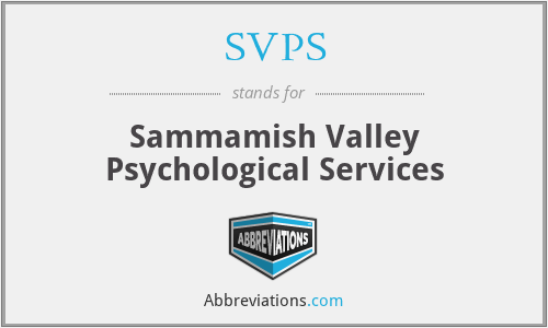 SVPS - Sammamish Valley Psychological Services
