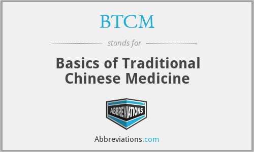 BTCM - Basics of Traditional Chinese Medicine