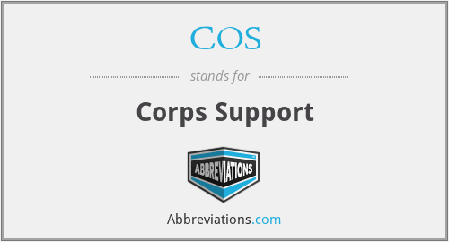COS - Corps Support