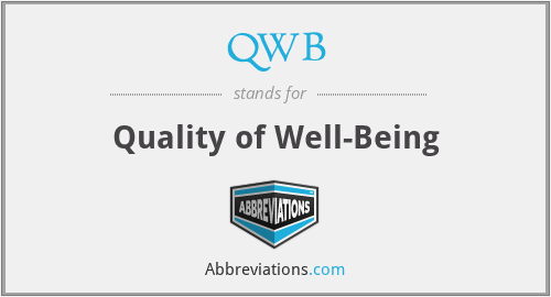 QWB - Quality of Well-Being