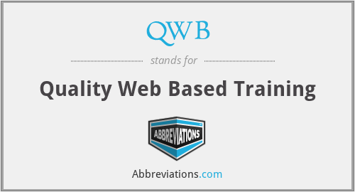 QWB - Quality Web Based Training