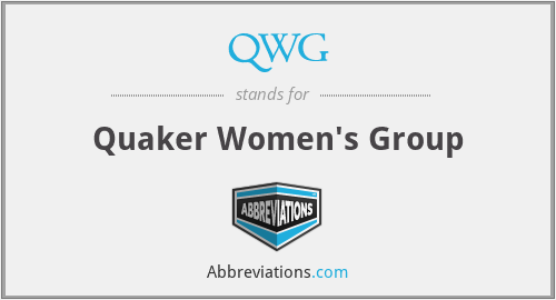 QWG - Quaker Women's Group