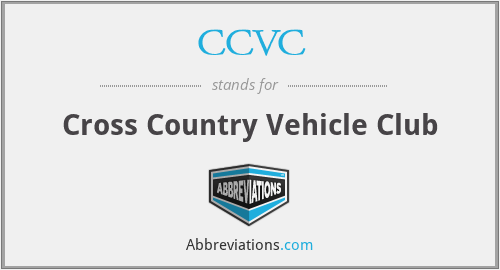 CCVC - Cross Country Vehicle Club