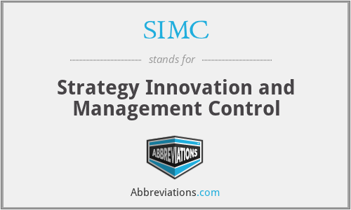 SIMC - Strategy Innovation and Management Control