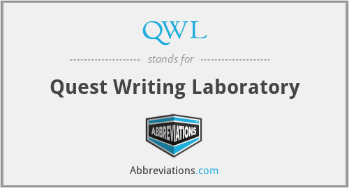 QWL - Quest Writing Laboratory