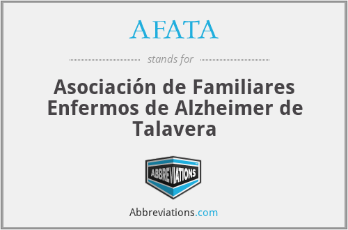AFATA - Asociación de Familiares Enfermos de Alzheimer de Talavera