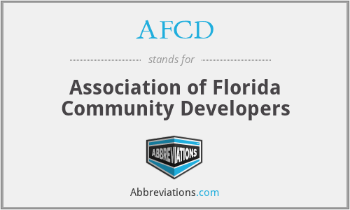AFCD - Association of Florida Community Developers