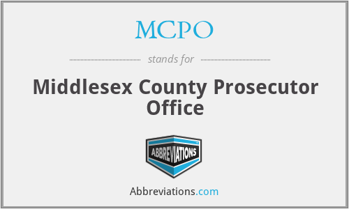MCPO - Middlesex County Prosecutor Office
