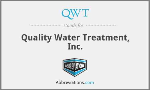 QWT - Quality Water Treatment, Inc.