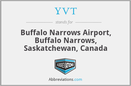 YVT - Buffalo Narrows Airport, Buffalo Narrows, Saskatchewan, Canada
