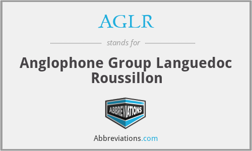 AGLR - Anglophone Group Languedoc Roussillon