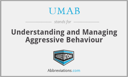 UMAB - Understanding and Managing Aggressive Behaviour