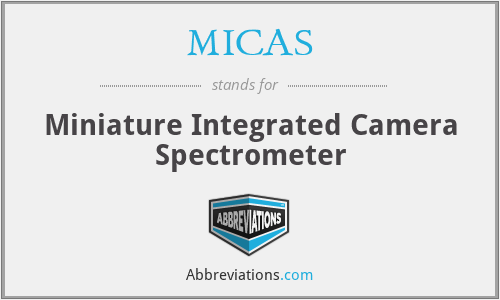 MICAS - Miniature Integrated Camera Spectrometer