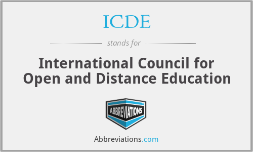 ICDE - International Council for Open and Distance Education
