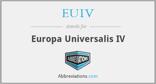 EUIV - Europa Universalis IV