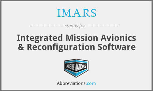 IMARS - Integrated Mission Avionics & Reconfiguration Software