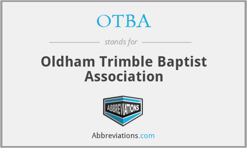 OTBA - Oldham Trimble Baptist Association