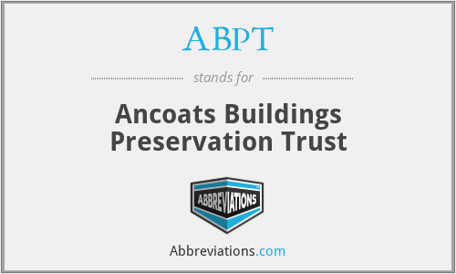ABPT - Ancoats Buildings Preservation Trust