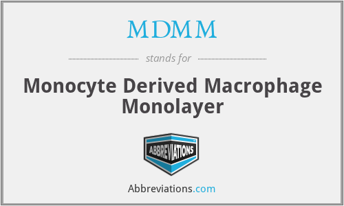 MDMM - Monocyte Derived Macrophage Monolayer