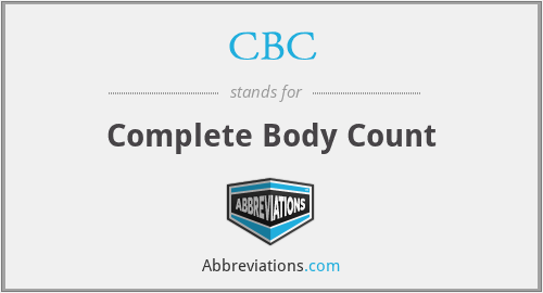 CBC - Complete Body Count