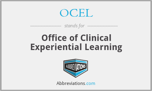 OCEL - Office of Clinical Experiential Learning