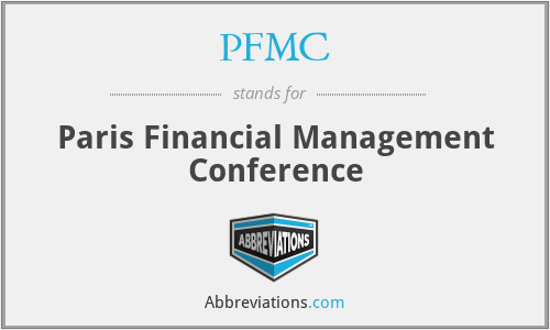 PFMC - Paris Financial Management Conference