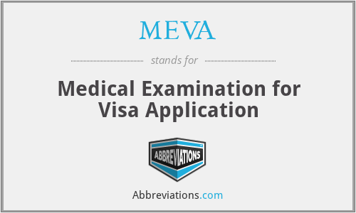 MEVA - Medical Examination for Visa Application