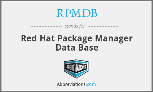RPMDB - Red Hat Package Manager Data Base