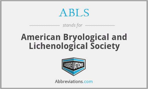 ABLS - American Bryological and Lichenological Society