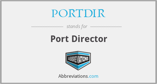 PORTDIR - Port Director