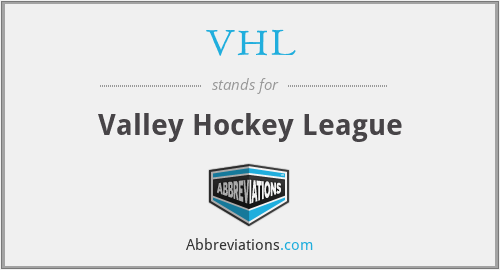 VHL - Valley Hockey League