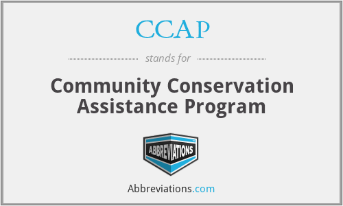 CCAP - Community Conservation Assistance Program
