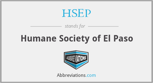 HSEP - Humane Society of El Paso