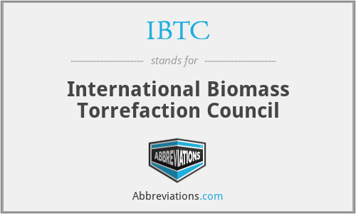 IBTC - International Biomass Torrefaction Council