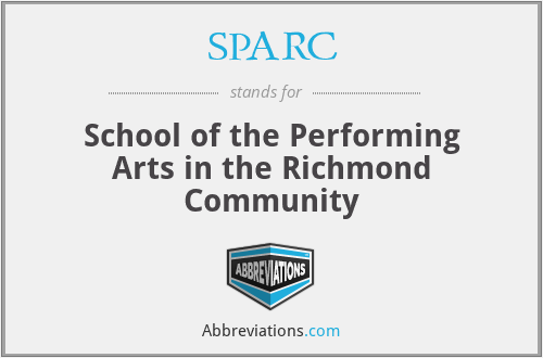 SPARC - School of the Performing Arts in the Richmond Community