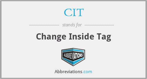 CIT - Change Inside Tag