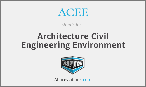 ACEE - Architecture Civil Engineering Environment
