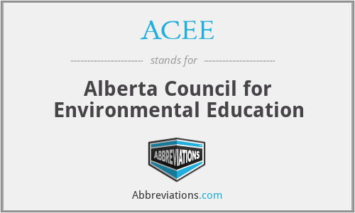 ACEE - Alberta Council for Environmental Education