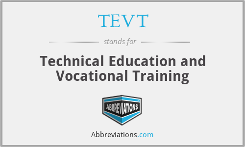 TEVT - Technical Education and Vocational Training
