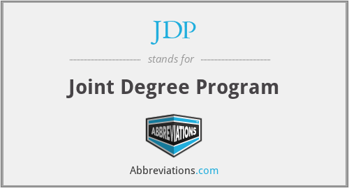 JDP - Joint Degree Program