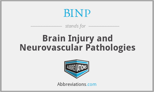 BINP - Brain Injury and Neurovascular Pathologies