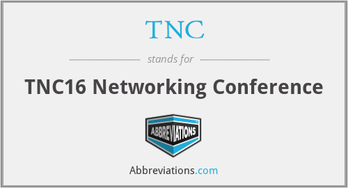 TNC - TNC16 Networking Conference