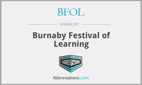 BFOL - Burnaby Festival of Learning
